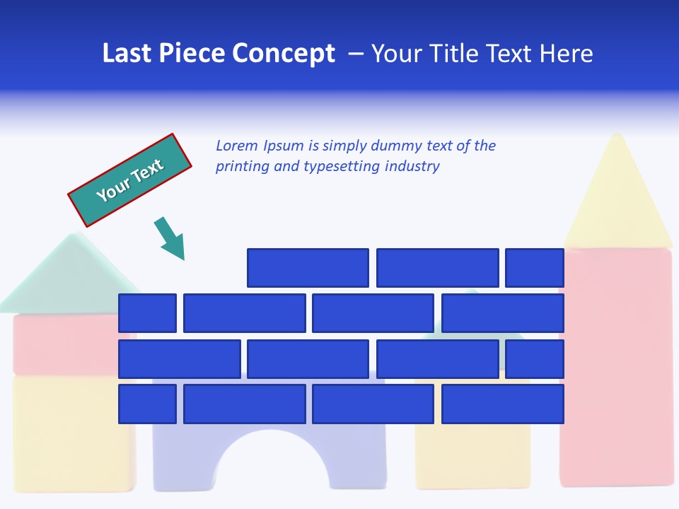 Make Shape Red PowerPoint Template