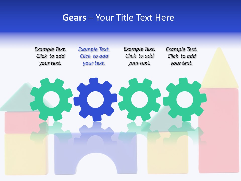 Make Shape Red PowerPoint Template