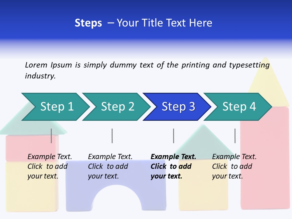 Make Shape Red PowerPoint Template