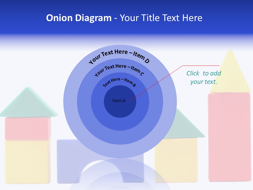 Make Shape Red PowerPoint Template