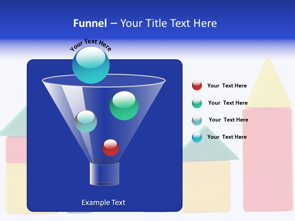 Make Shape Red PowerPoint Template