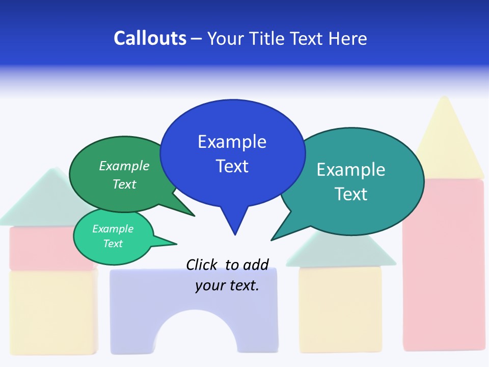 Make Shape Red PowerPoint Template