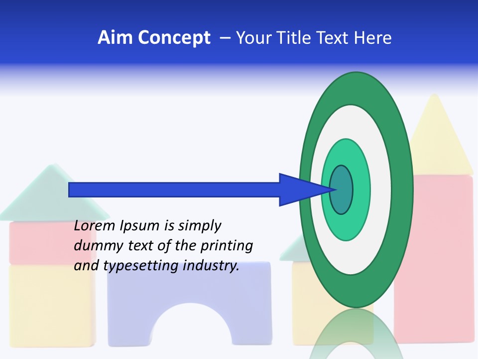 Make Shape Red PowerPoint Template