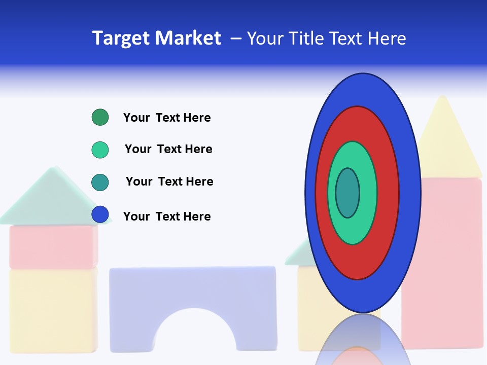 Make Shape Red PowerPoint Template