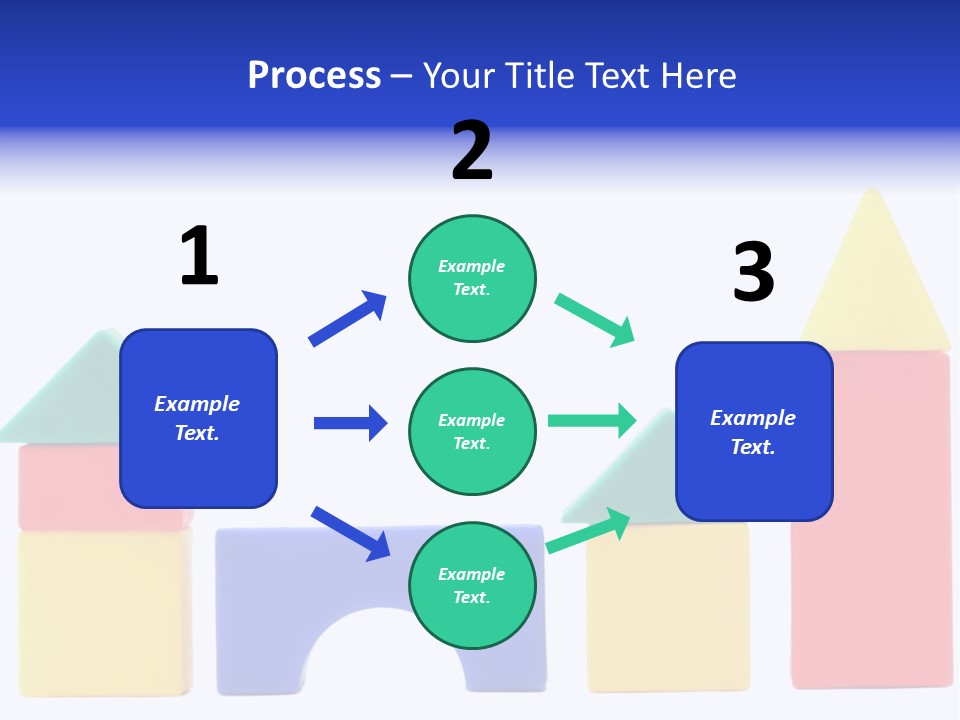 Make Shape Red PowerPoint Template