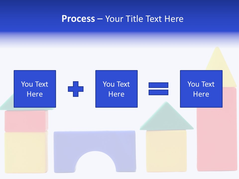 Make Shape Red PowerPoint Template