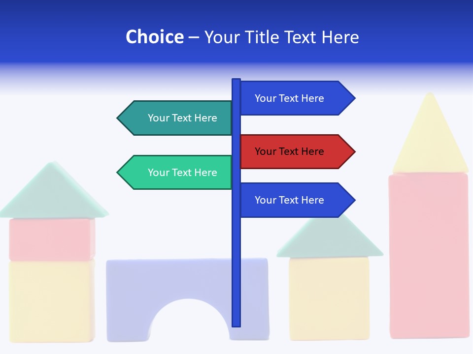 Make Shape Red PowerPoint Template