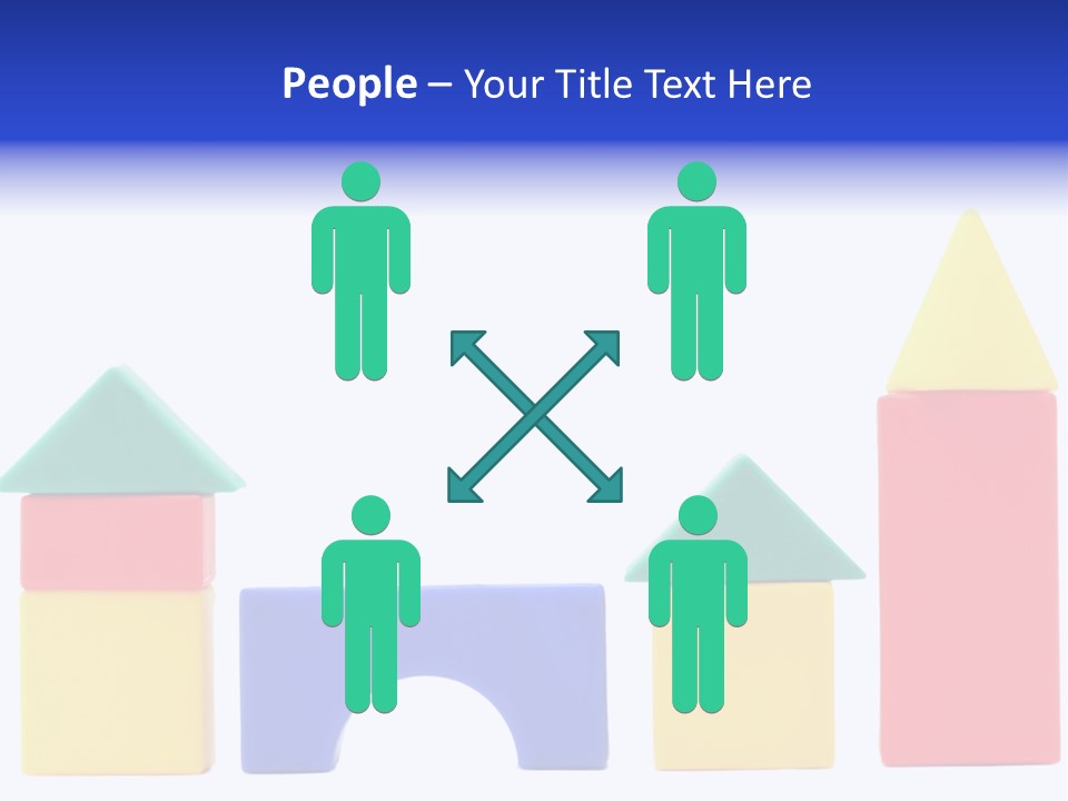 Make Shape Red PowerPoint Template