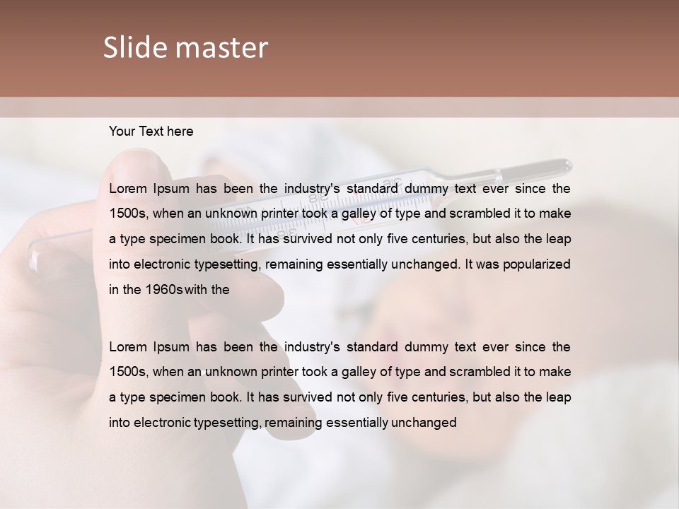 Face Family Son PowerPoint Template