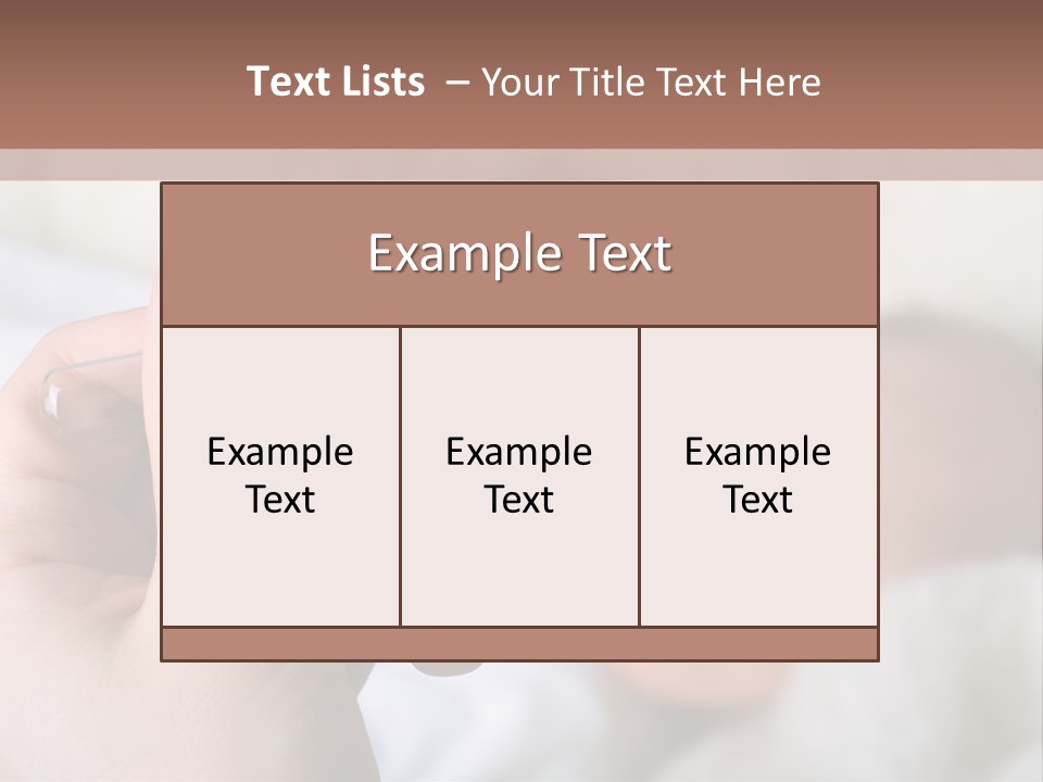Face Family Son PowerPoint Template
