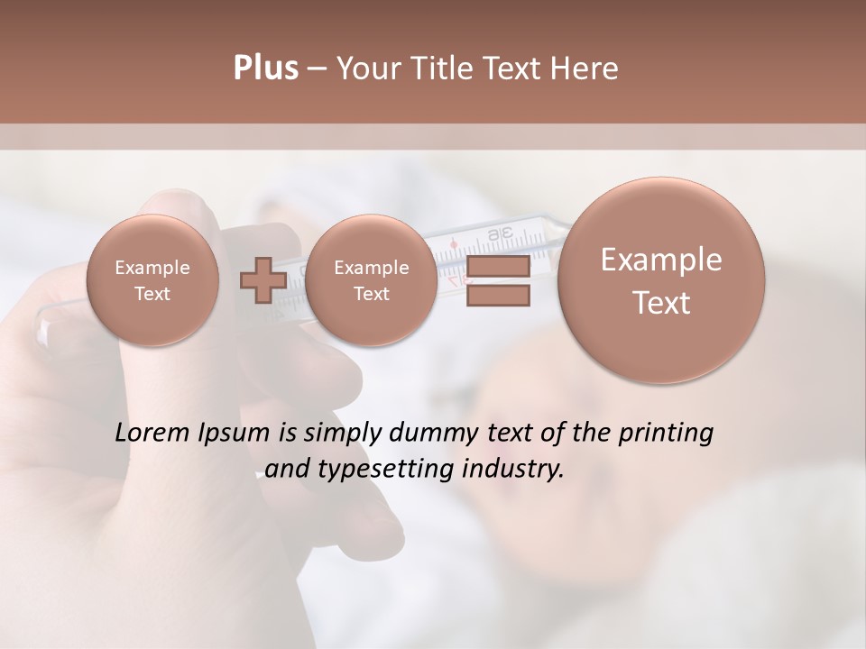 Face Family Son PowerPoint Template