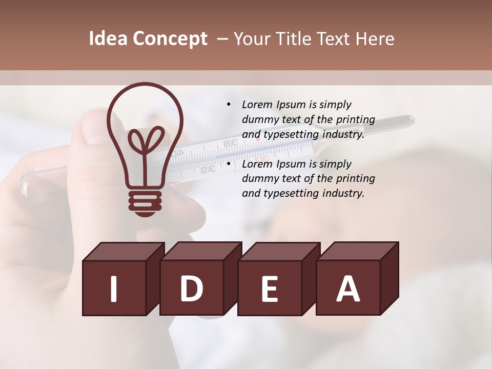 Face Family Son PowerPoint Template