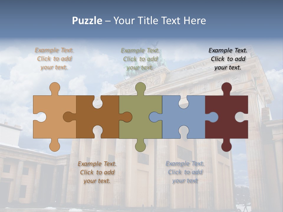 Statue Stone Travel PowerPoint Template