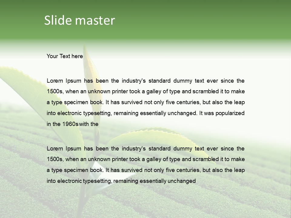 Plant Agriculture Grow PowerPoint Template