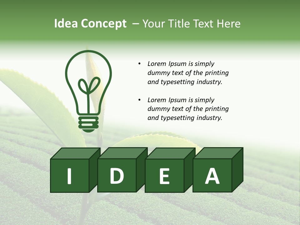 Plant Agriculture Grow PowerPoint Template