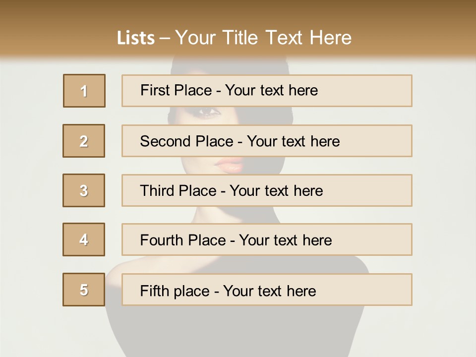 Sexy Person Woman PowerPoint Template