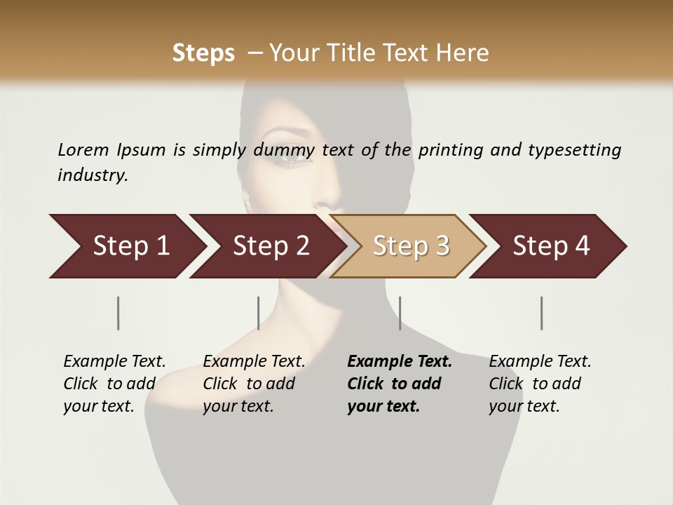 Sexy Person Woman PowerPoint Template