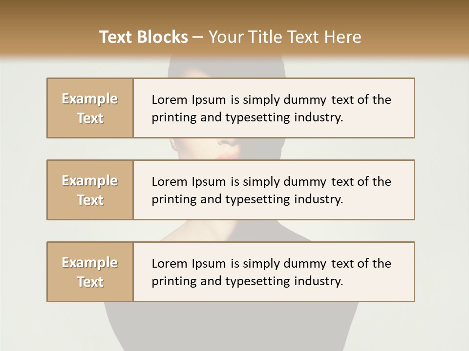 Sexy Person Woman PowerPoint Template