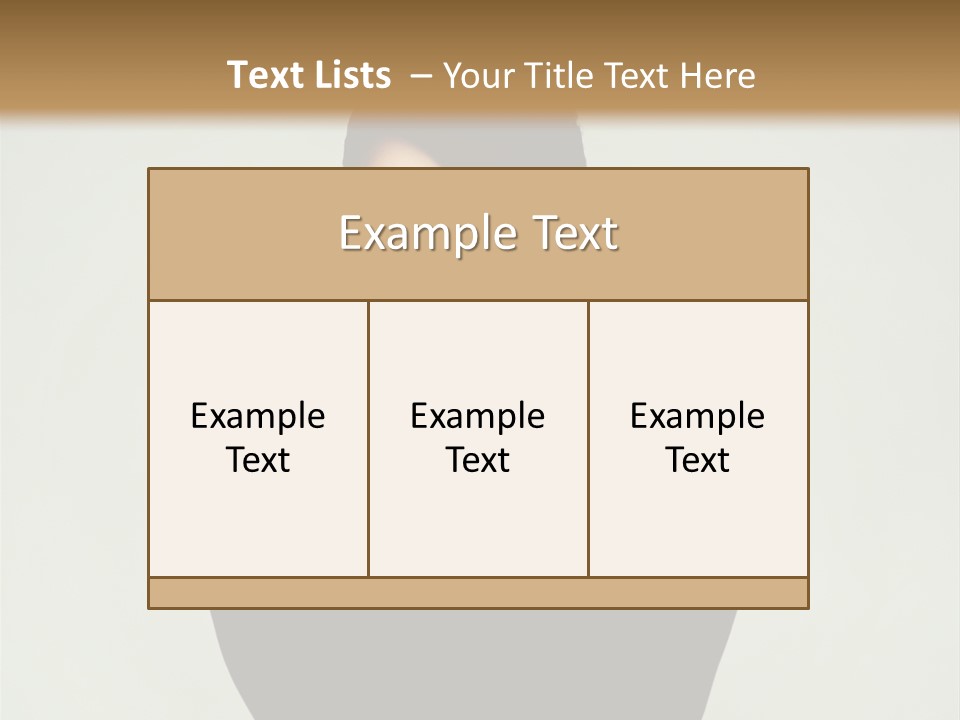 Sexy Person Woman PowerPoint Template