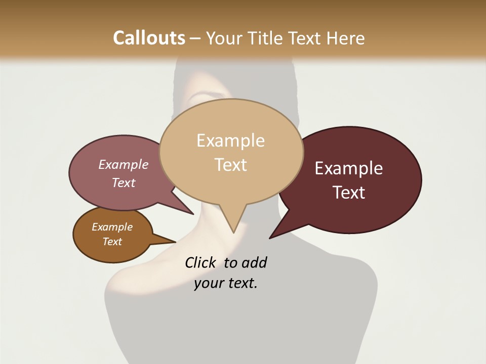 Sexy Person Woman PowerPoint Template