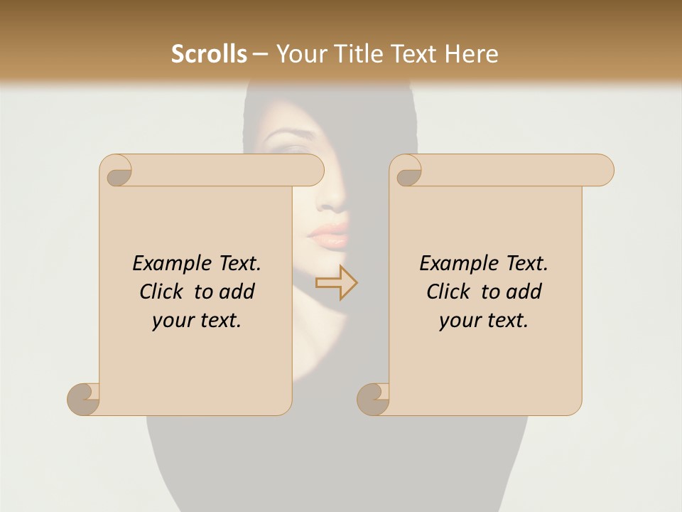 Sexy Person Woman PowerPoint Template