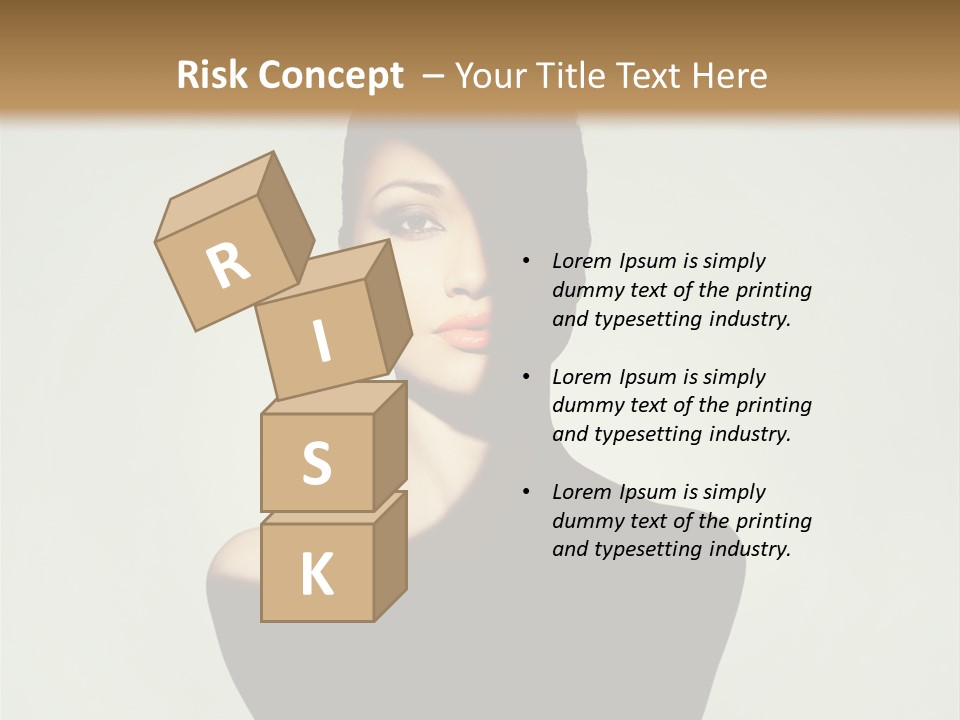 Sexy Person Woman PowerPoint Template