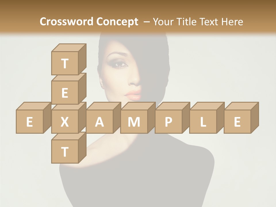 Sexy Person Woman PowerPoint Template