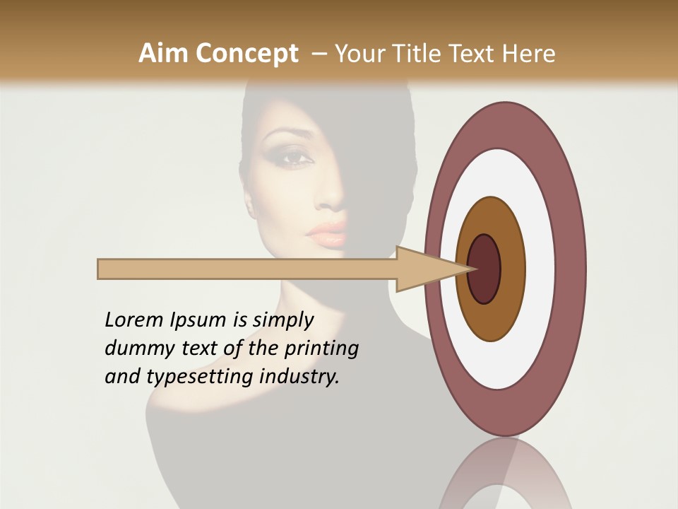 Sexy Person Woman PowerPoint Template