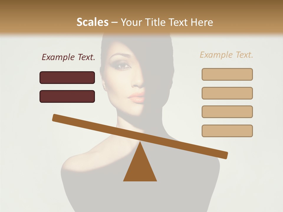 Sexy Person Woman PowerPoint Template