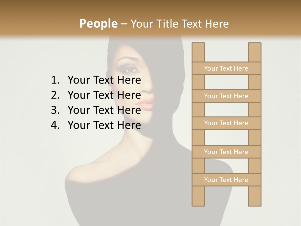 Sexy Person Woman PowerPoint Template