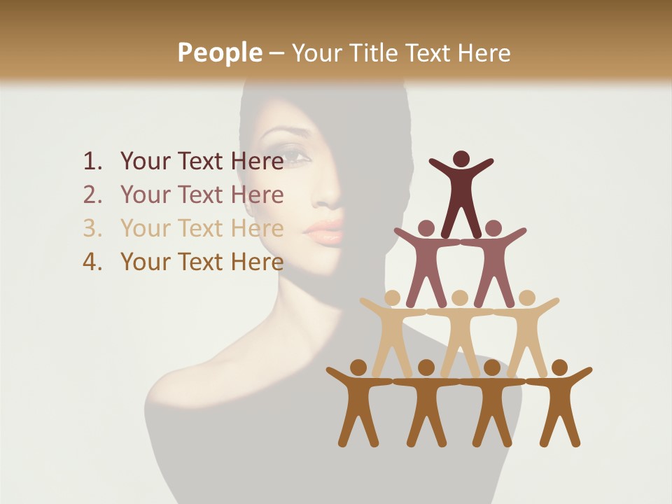 Sexy Person Woman PowerPoint Template