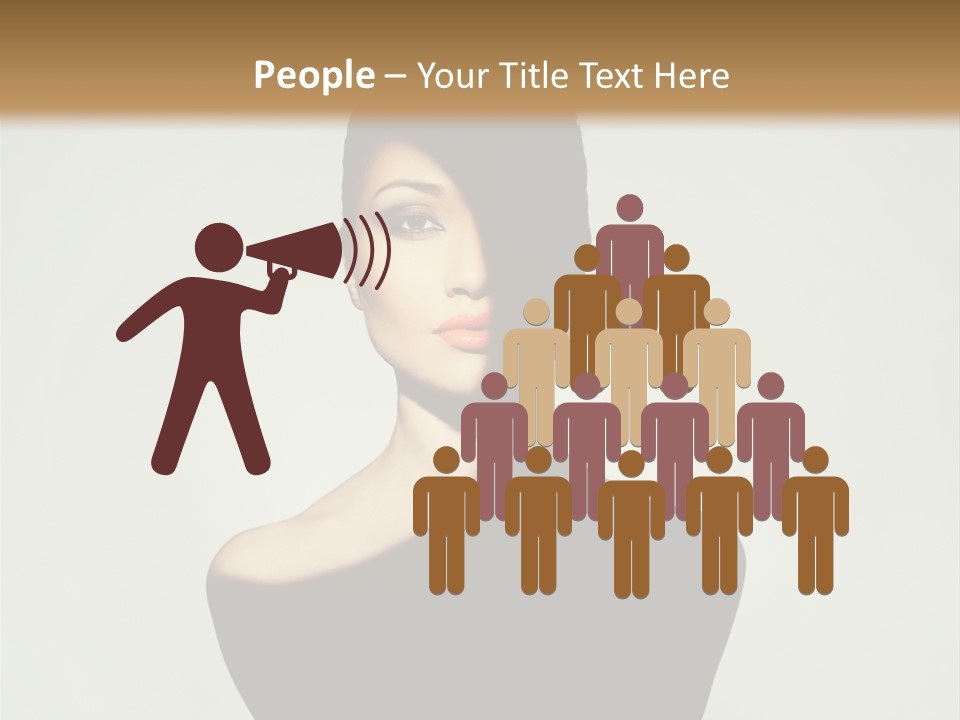 Sexy Person Woman PowerPoint Template