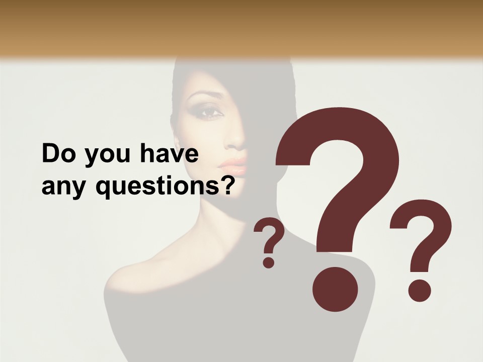 Sexy Person Woman PowerPoint Template