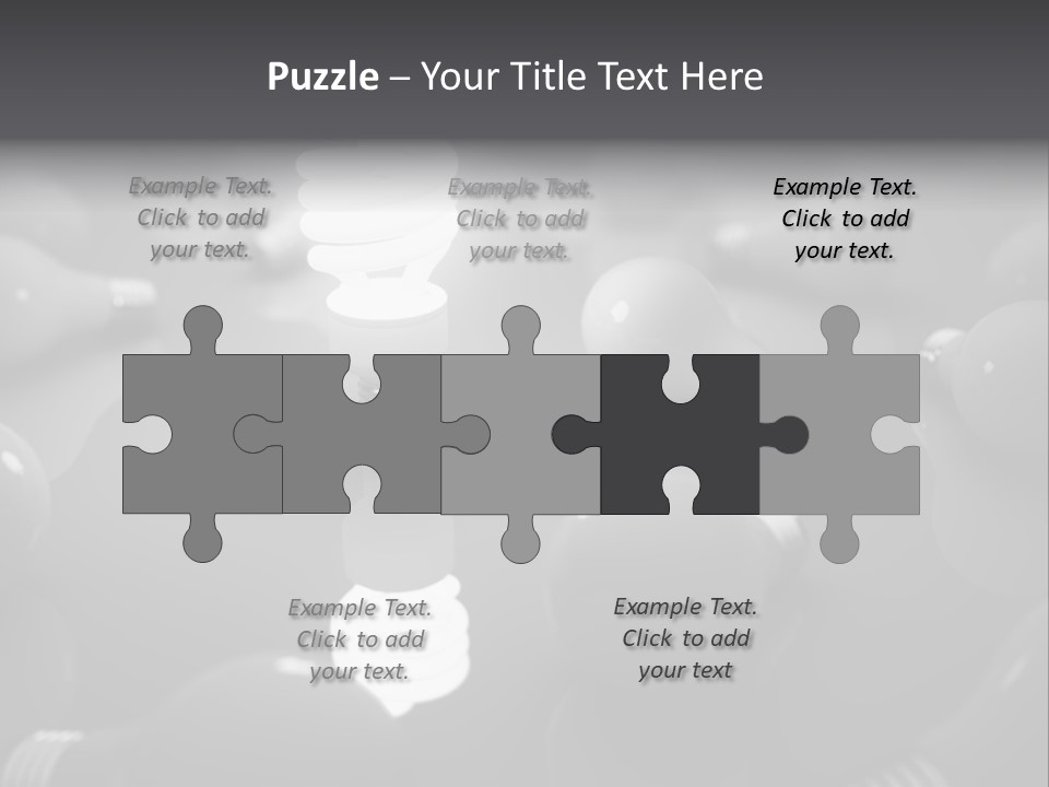 Incandescent Bright Bulb PowerPoint Template