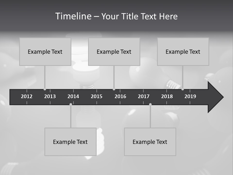 Incandescent Bright Bulb PowerPoint Template