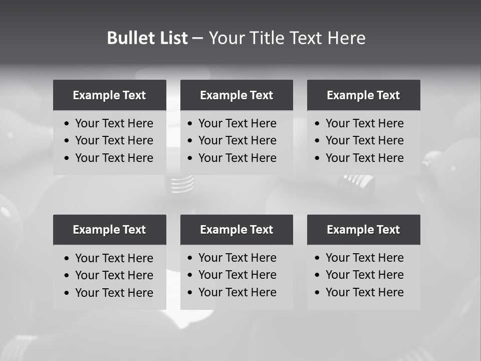 Incandescent Bright Bulb PowerPoint Template