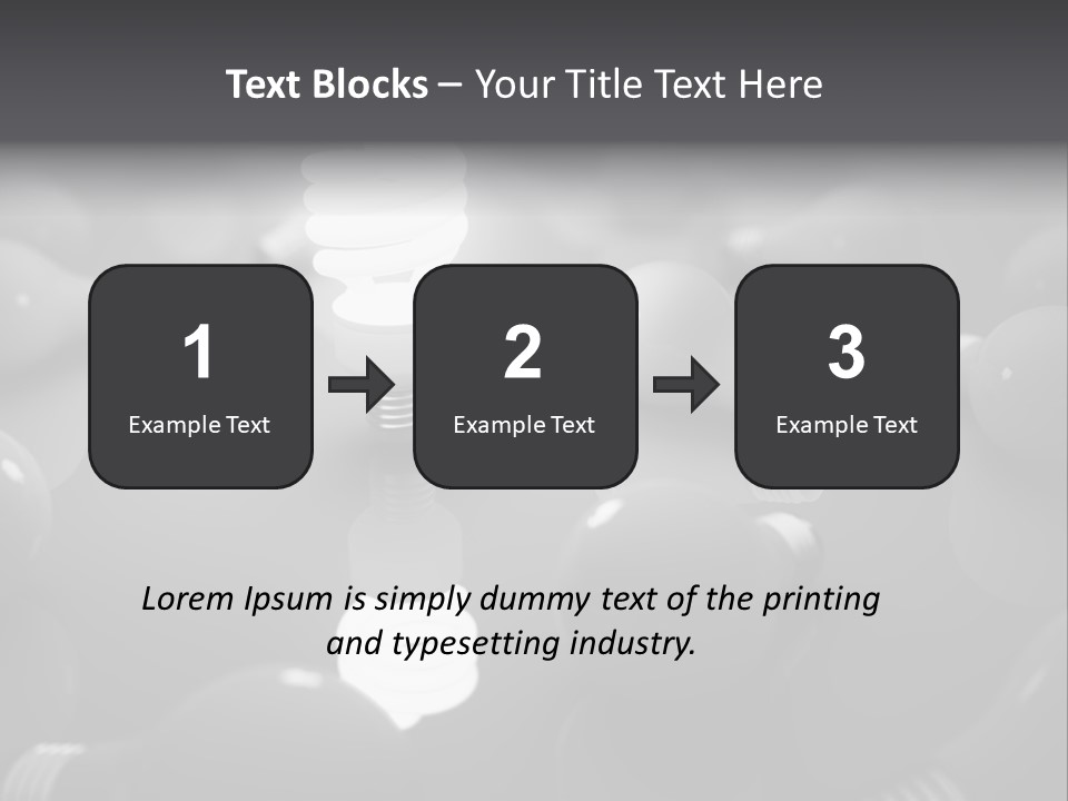 Incandescent Bright Bulb PowerPoint Template