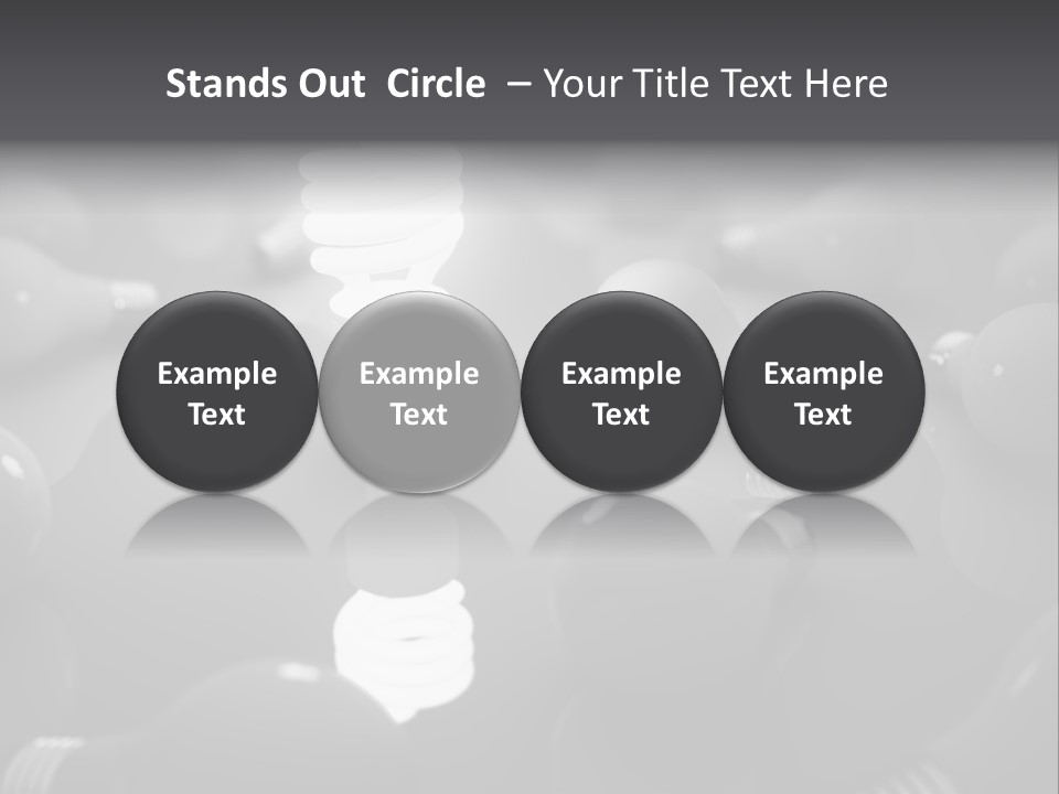 Incandescent Bright Bulb PowerPoint Template