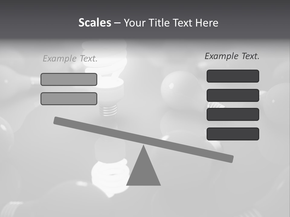 Incandescent Bright Bulb PowerPoint Template
