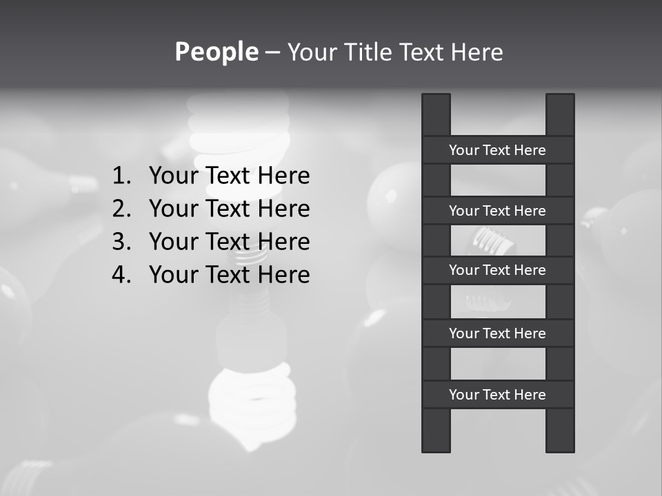 Incandescent Bright Bulb PowerPoint Template