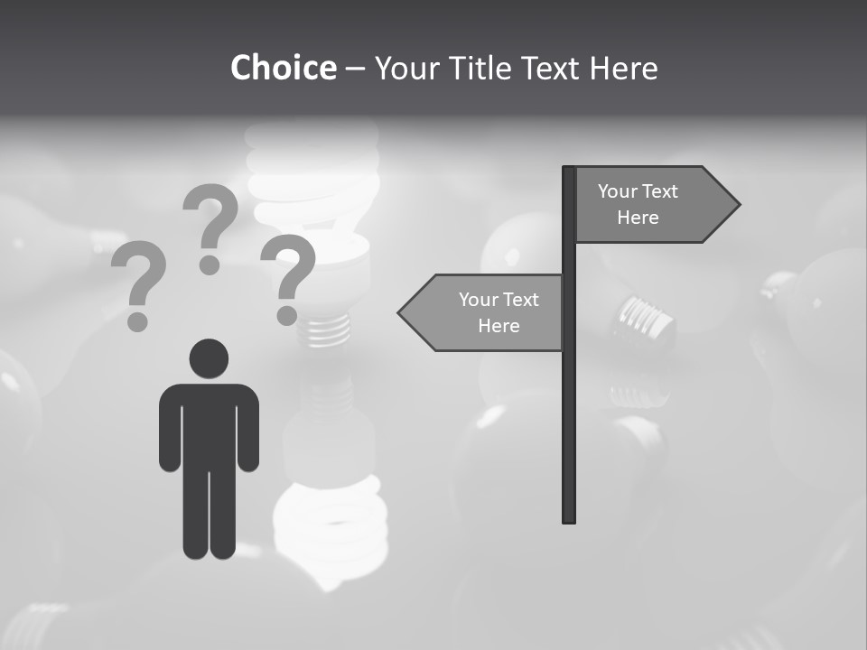 Incandescent Bright Bulb PowerPoint Template