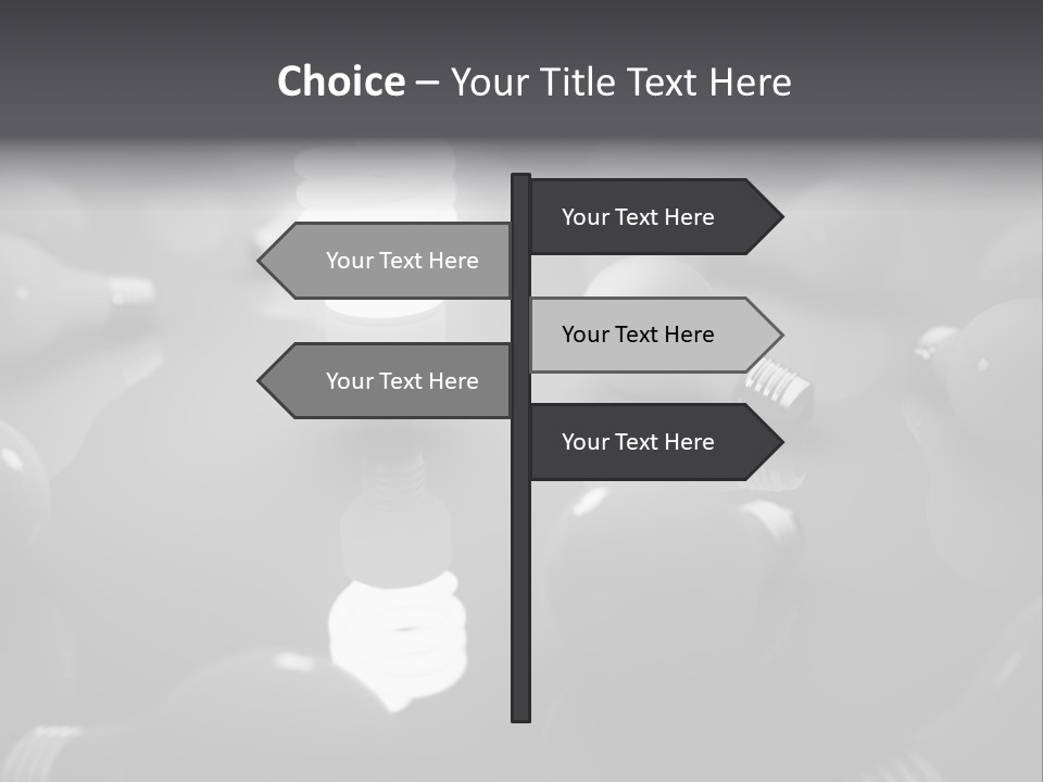 Incandescent Bright Bulb PowerPoint Template
