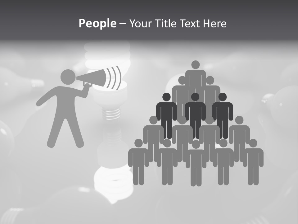 Incandescent Bright Bulb PowerPoint Template