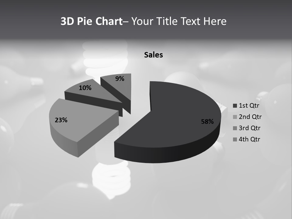 Incandescent Bright Bulb PowerPoint Template