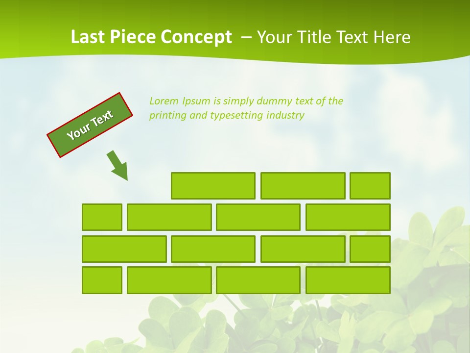 Flora Trefoil Petal PowerPoint Template