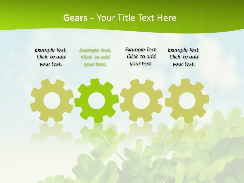 Flora Trefoil Petal PowerPoint Template