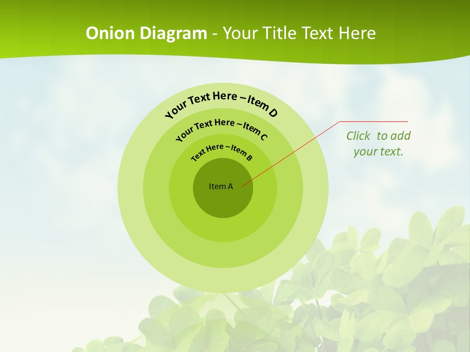 Flora Trefoil Petal PowerPoint Template