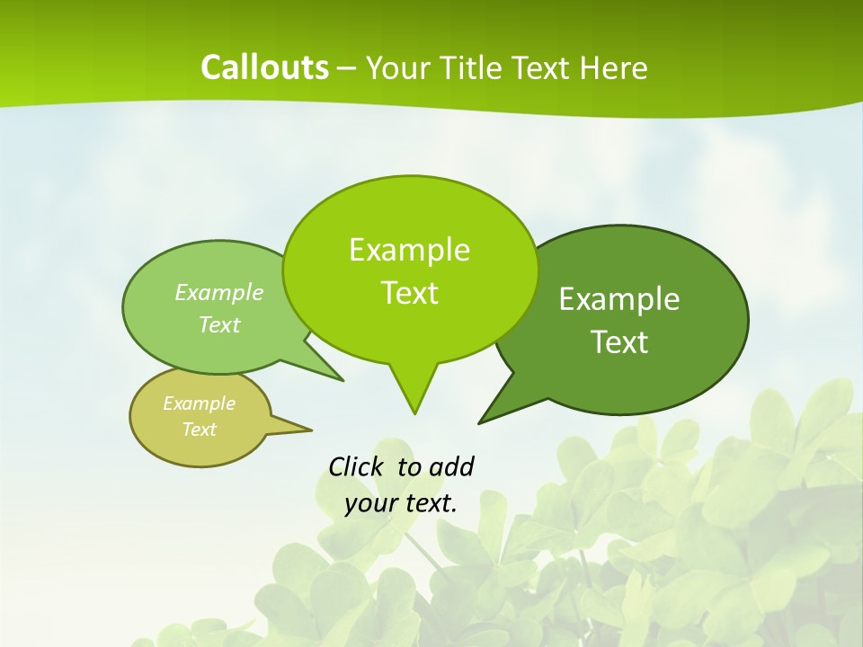 Flora Trefoil Petal PowerPoint Template