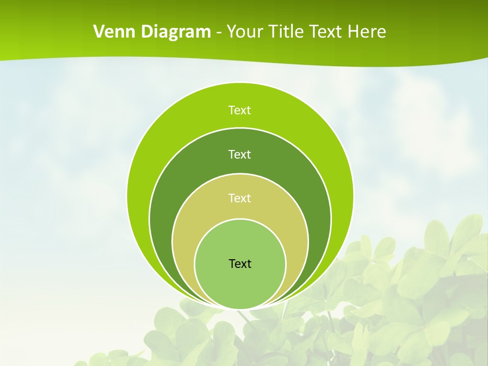 Flora Trefoil Petal PowerPoint Template