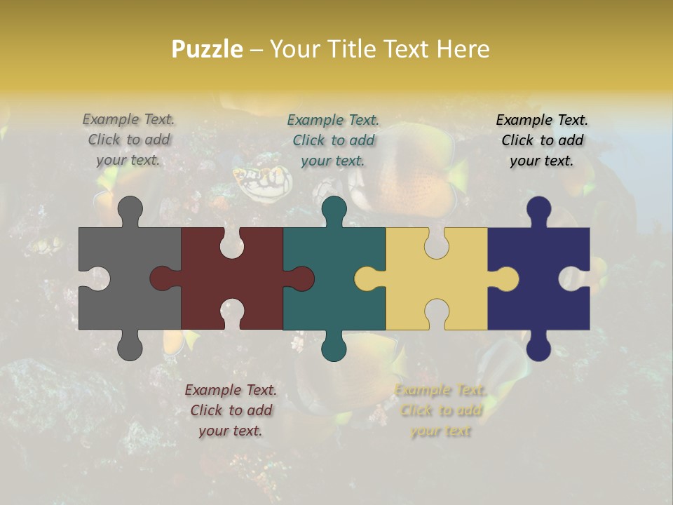 Coral Triangle Environment Coral PowerPoint Template